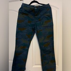 Sundance Blue and Green Camouflage Pants